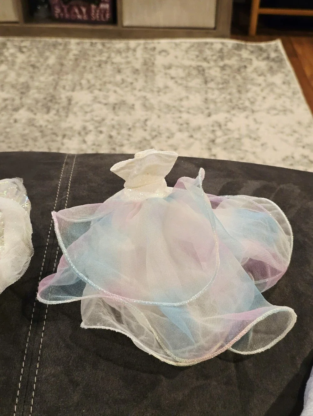 Vintage Barbie Crystal Boa and Angel Princess Ball Gown Set